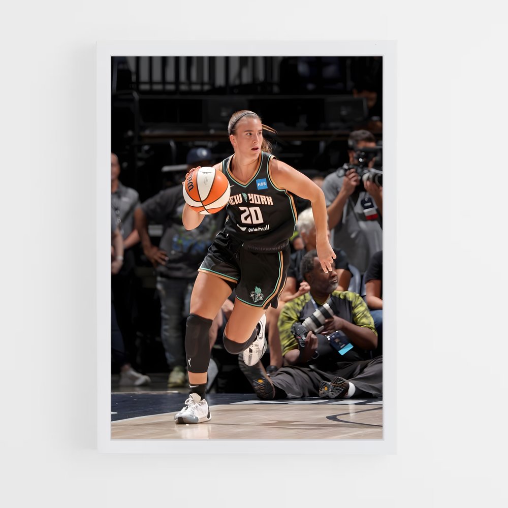 Poster Fast Break Sabrina – affiche Basketball (vue 3)